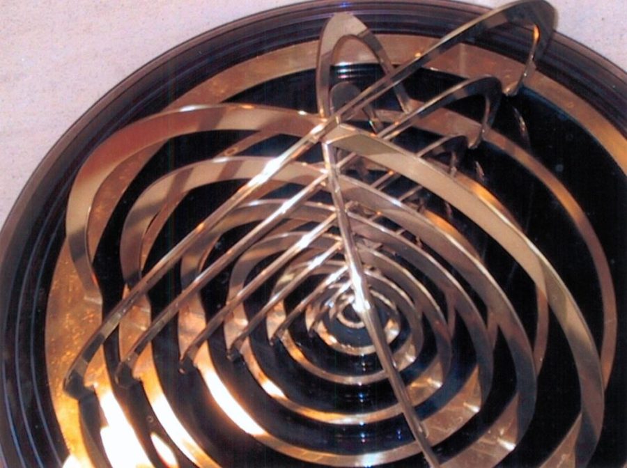 Geometric sculpture at St John's